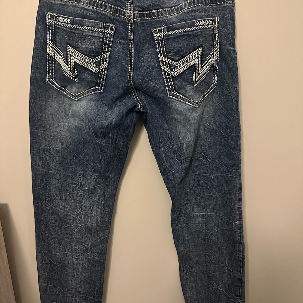 Men's Blue‎ Straight Jeans True Luck 32/32